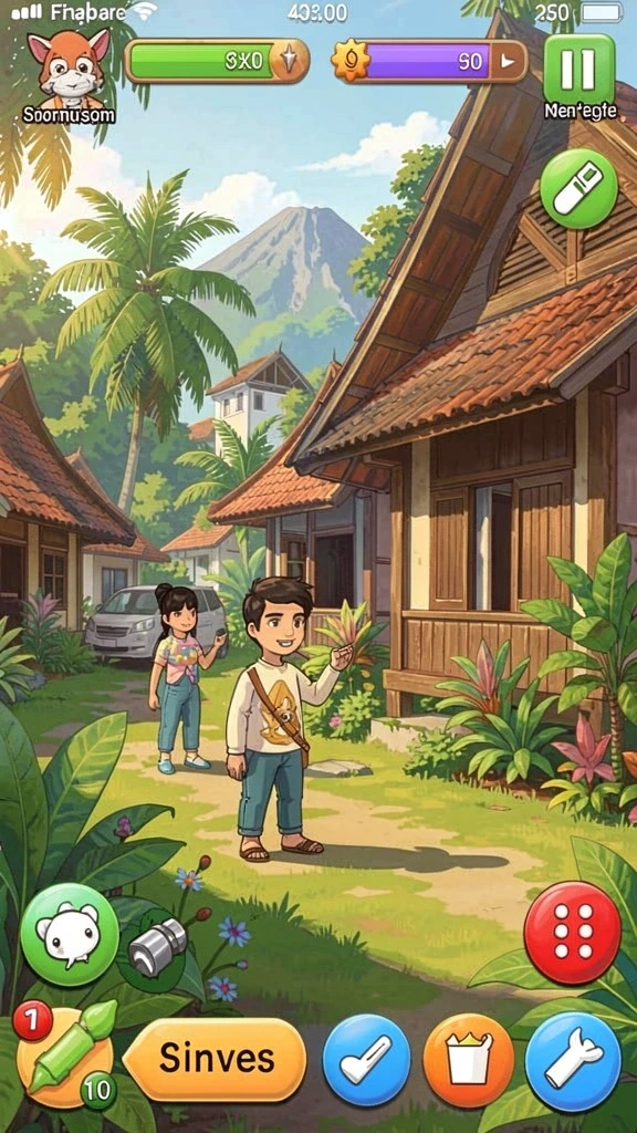 avatar808 - Screenshot menunjukkan karakter utama dalam pertempuran seru.