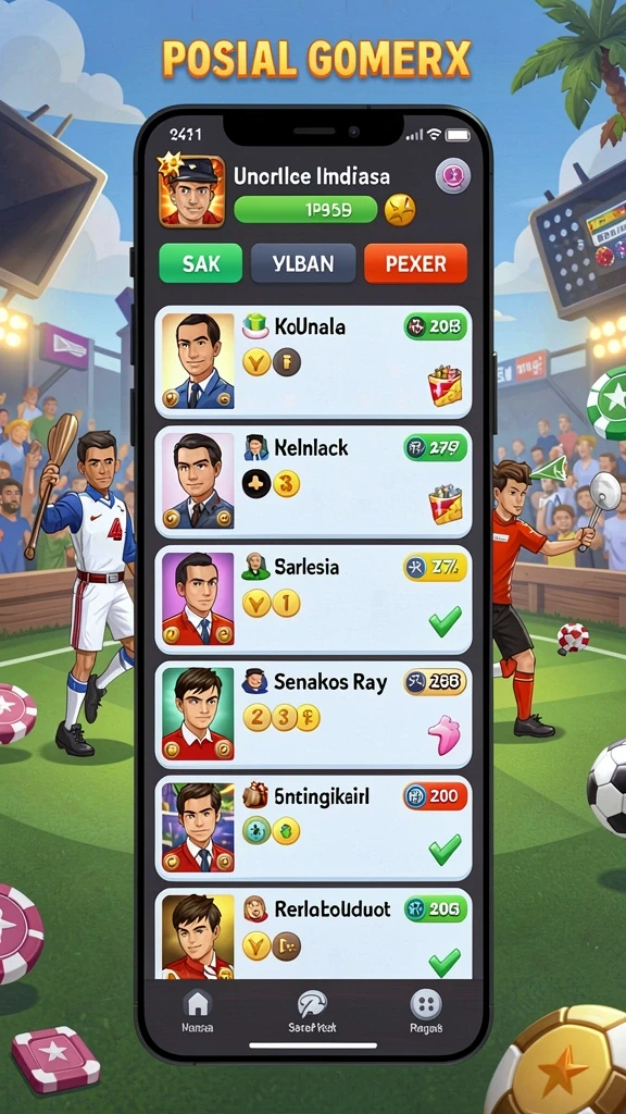 dkk - Tantangan yang bervariasi di setiap level.