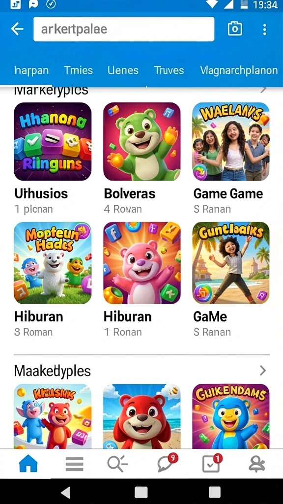 qgluck - Ilustrasi level baru yang menantang.