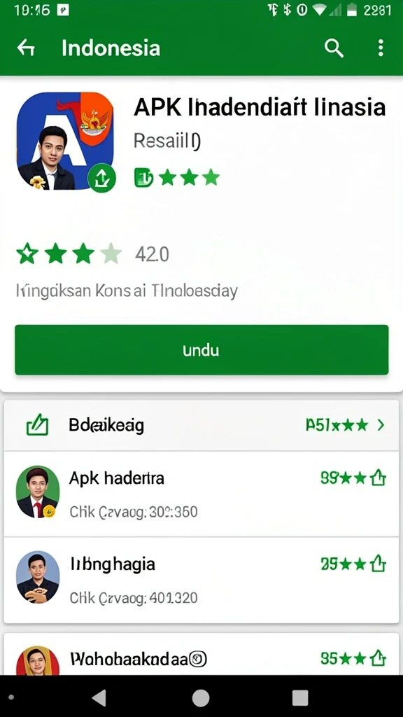 udintogel - Tampilan utama aplikasi dengan navigasi yang mudah.